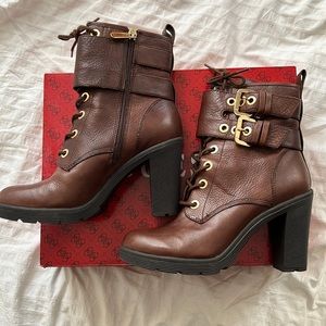 guess brown boots